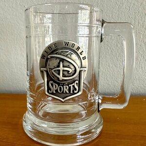 Disney Wide World of Sports Glass Tankard / Mug
